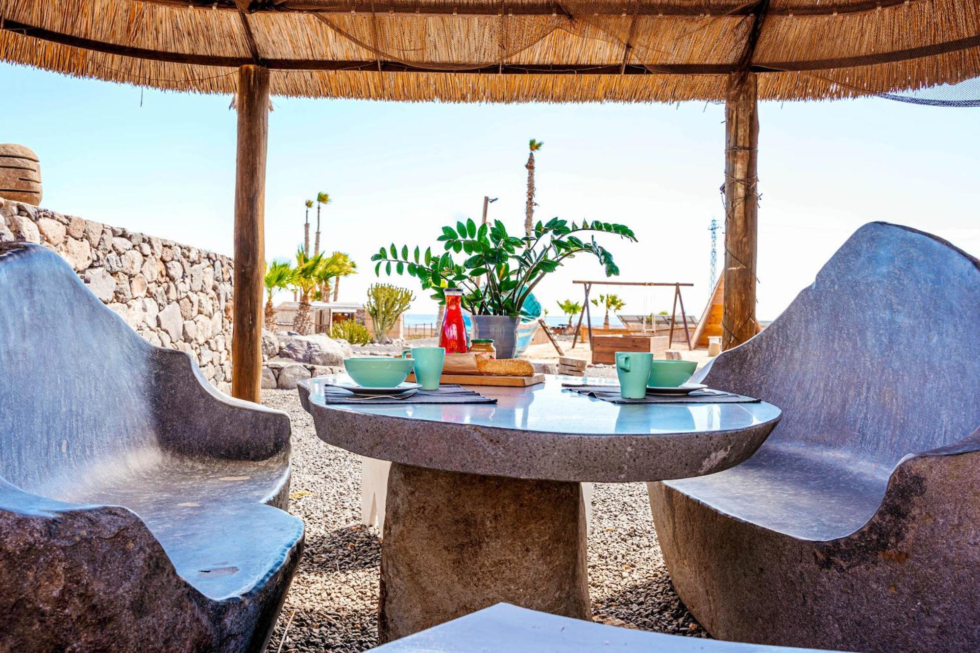 Finca De Arrieta Village - Yurts And Stone Cottages - Shared Pool - Walking Distance To Arrieta Beach - Eco Friendly Tabayesco Exterior foto